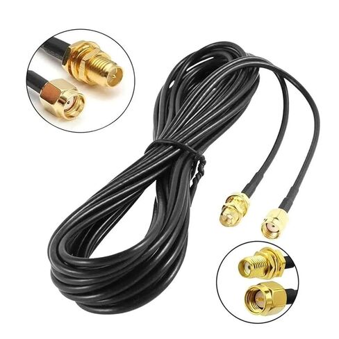 fengpeng SMA to 5m Copper Feeder Wire, Extension Cable RG174 for Router Antenna in Kuwait