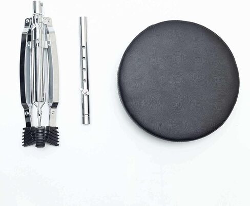 Drum Throne, Adjustable Height Drum Stool with Thick Padded Cushion, Lightweight Portable, for Drummers, Practice, Studio, Ideal for Beginners, novices, and Amateur Drummers in Kuwait