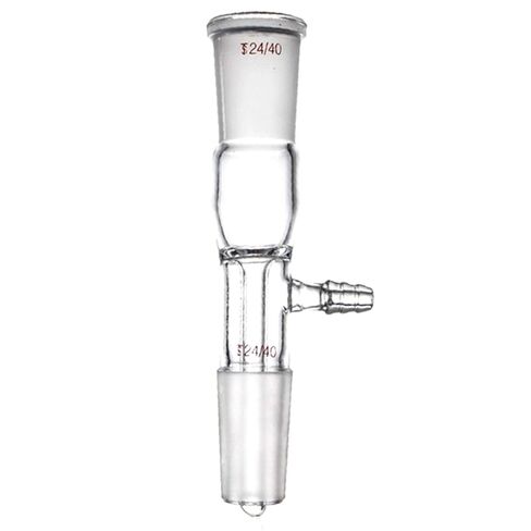 24/40,Glass Straight Tube Vacuum Take-Off Adapter,Gas Inlet Adapter in Saudi Arabia