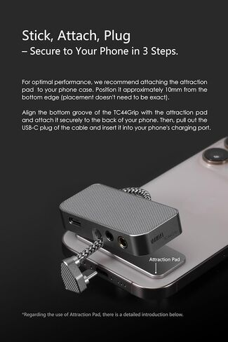 ddHiFi TC44Grip Decoding Earphone Amplifier USB DAC/AMP, USB C to 3.5/4.4mm Output with CS43198 Chip, High Resolution 32bit/768kHz for Smartphone iPad in Kuwait