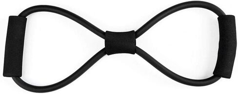 Premium Latex 8 Shaped Band with Non-Slip Foam Handles Elastic Exercise for Yoga Chest Stretch Fitness Training Physical Therapy Daily Workout in Kuwait