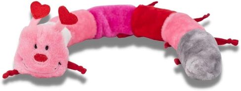 ZippyPaws - Valentine's Caterpillar Stuffed Toy - Squeaky Dog Chew Toy - Deluxe with 6 Blaster Squeakers in Kuwait