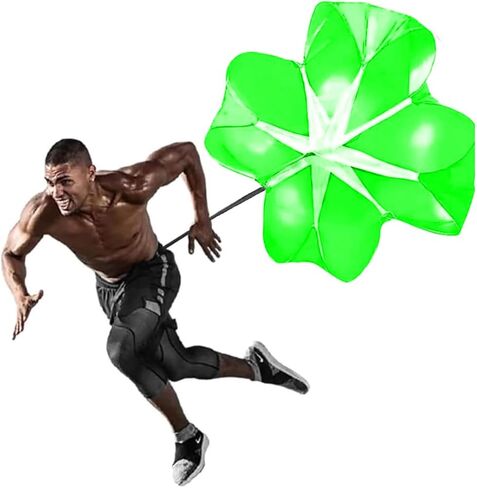 Running Speed Chute Resistance Parachute 56 inch Powerchute Umbrella Training Sprint Power Soccer Trainer for Runner, Football, Soccer Drilling in Saudi Arabia