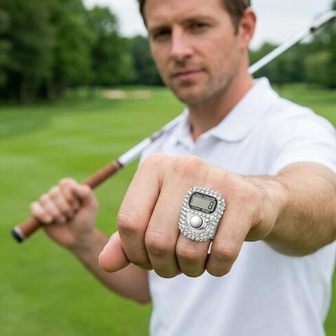 Electronic Tally Counter with Display, Resettable Portable Electronic Finger Counter for Golf, Track and Field, Lap Counting in Saudi Arabia