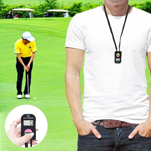 VANVENE Electronic Hand Clicker Counter,Easy to Operate Tally Counter, Supermarket People Flow Manual Additio Subtraction Counter Clicker,for Golf/Football Sports in Kuwait