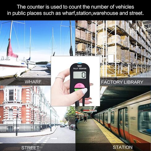 VANVENE Electronic Hand Clicker Counter,Easy to Operate Tally Counter, Supermarket People Flow Manual Additio Subtraction Counter Clicker,for Golf/Football Sports in Kuwait