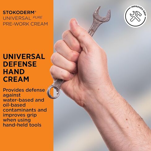 كريم SC Johnson Professional 1L Stokoderm Universal Pure Defense للاستخدام الاحترافي ضد الماء والمواد الزيتية، خرطوشة 1 لتر، عبوة من 6 × 1 لتر عبوات خرطوشة للموزع اليدوي in Saudi Arabia