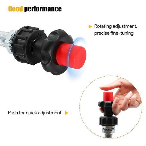 VCGTX06 6FT Heavy Duty Vernier Locking Throttle Cable Compatible with Household, Industrial and Commercial PTO and Dump Applications, with Detachable Cable Head in Kuwait