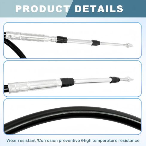 72" Universal Control Cable Fit for Products 5200 Series Universal Mount Control Cable PTO Valve Dump Truck 5203BBU072 in Kuwait