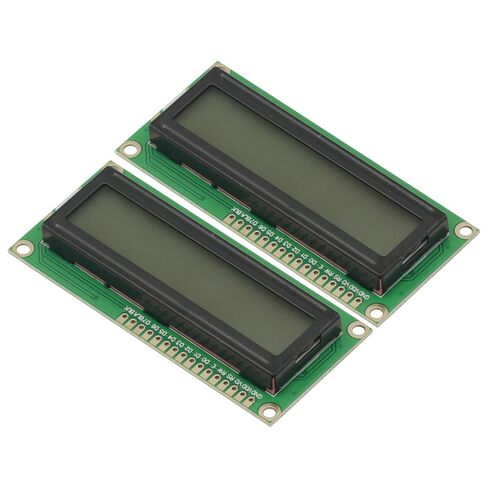 2Pcs Gray 1602 LCD Display Module 16x02 LCD Screen Module for Arduino Raspberry Pi Project Gray LCD in Saudi Arabia