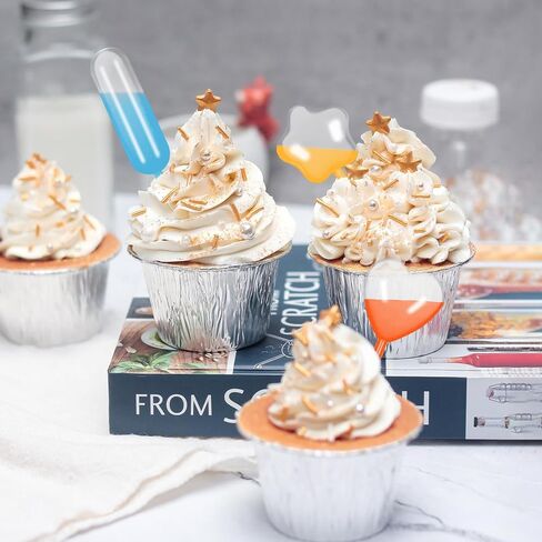 150 Pcs Pipetas para Postres, 4ml Mini Pipetas para Flan, 3 Shapes of Clear Pipettes for Cupcakes, Plastic Pipettes for Dessert Decorations, Birthday Party and Holiday Decoration in Saudi Arabia
