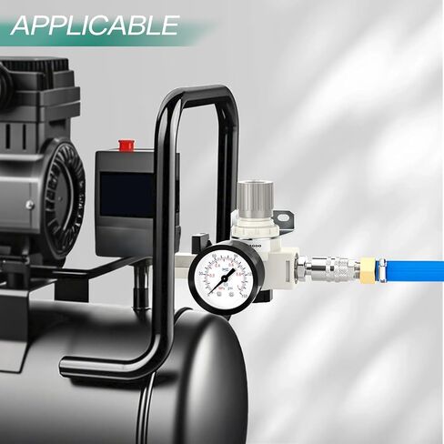 3/8" NPT Air Compressor Regulator, with 0-150 PSI Gauge, BR3000 Air Gauge Regulator Inline for Air Compressor and Pneumatic Tools in Kuwait
