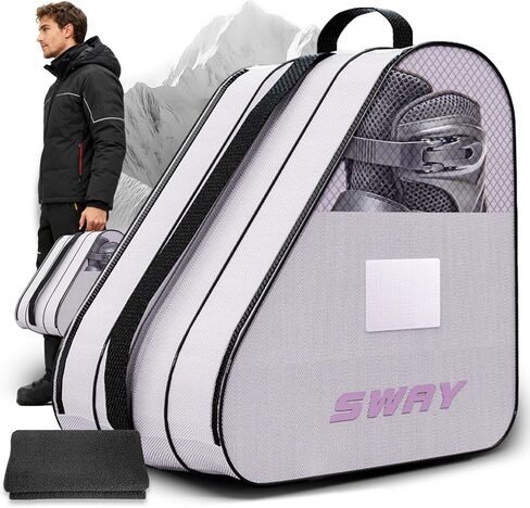 حقيبة تزلج، حقيبة تزلج دوارة، حقيبة تزلج على الجليد وحقيبة تزلج ذات سعة كبيرة، مع حجرة للخوذة، واقٍ كبير مقاوم للماء للتزلج على الجليد وهوكي الجليد، يحمل الزلاجات والخوذة والوسادات والمزيد in Kuwait