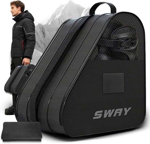 حقيبة تزلج، حقيبة تزلج دوارة، حقيبة تزلج على الجليد وحقيبة تزلج ذات سعة كبيرة، مع حجرة للخوذة، واقٍ كبير مقاوم للماء للتزلج على الجليد وهوكي الجليد، يحمل الزلاجات والخوذة والوسادات والمزيد in Kuwait