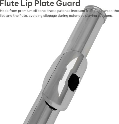 Silicone Flute Lip Plate Patches - 10 Pack of Mouthpiece Pads for Accurate Positioning and Enhanced Grip in Saudi Arabia