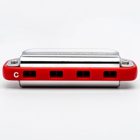 EAST TOP 4 Hole Blues Harmonica for All Levels, Beginners, Professionals and Students, Phosphor Bronze, Red, Easy Learning, as a Gift in Saudi Arabia