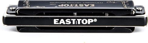 EAST TOP T008K 2.0 تحديث مفتاح هارمونيكا C، جهاز فم دياتوني ذو 10 فتحات مع حافظة بسحاب، هارمونيكا قياسية فاخرة لجميع المستويات والمهنيين والمبتدئين والطلاب، كهدية in Kuwait