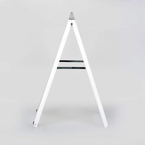 M&T Displays Street SignPro Board, White 24x36 Inch Weatherproof Sandwich Board A-Frame Sidewalk Curb Sign Holder Folding Portable Double Sided Advertising Display for Restaurant Cafe in Saudi Arabia