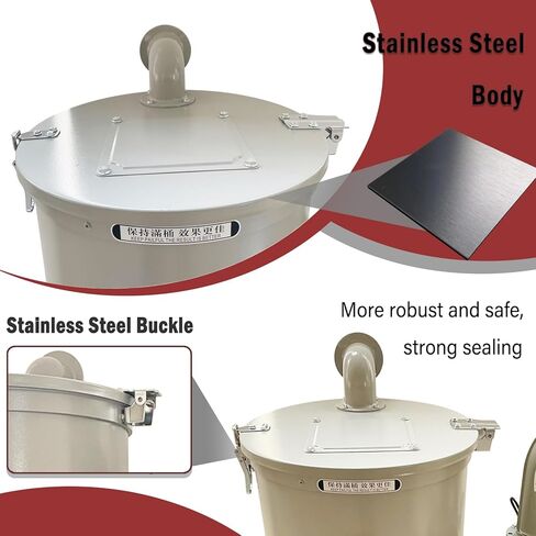 100kg Hopper Type Plastic Dryer 5000W Stainles Steel Hot Air Drying for PP PET Plastic Raw Material 220V in Kuwait