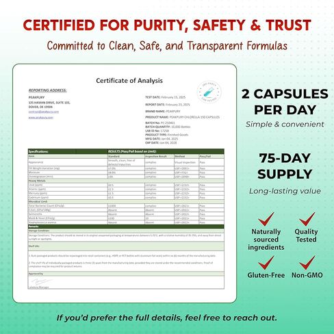 Ultra All-in-1 Chlorella, Spirulina, Activated Charcoal & Zeolite – Natural Detox, Immune & Vitality Support – Made in The USA – 150 Capsules in Kuwait