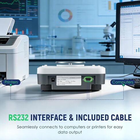 Antstone Lab Scale 500g x 0.001g Accuracy Digital Scientific 1mg Scale Laboratory Precision Analytical Balance with Windshield 001 Gram Readability Digital Jewelry Weighing Scale with 200g Weight in Kuwait