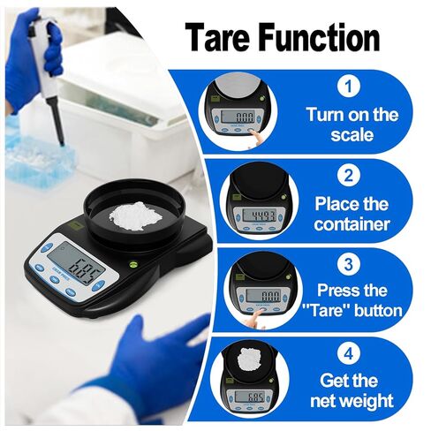 Digital Lab Scale 600g X 0.01g Accuracy,Precision Electronic Gram Scale,Analytical Balance Scientific Scale,for Jewelry, Powders, Coins, Etc. in Kuwait