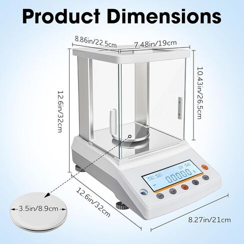 0.0001g x 220g ميزان تحليلي رقمي للمختبر 0.1mg/220g مقياس رقمي دقيق وزن دقة مقياس تحليلي علمي إلكتروني للصيدلة والمختبر ومتجر المجوهرات in Kuwait