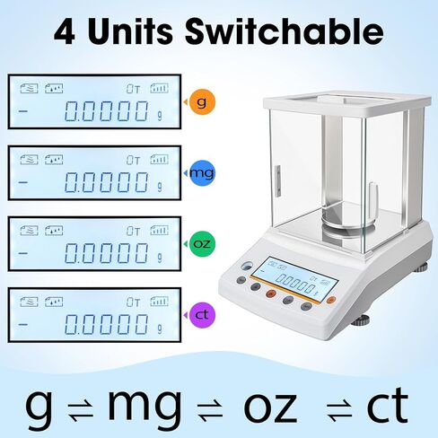 0.0001g x 220g ميزان تحليلي رقمي للمختبر 0.1mg/220g مقياس رقمي دقيق وزن دقة مقياس تحليلي علمي إلكتروني للصيدلة والمختبر ومتجر المجوهرات in Kuwait