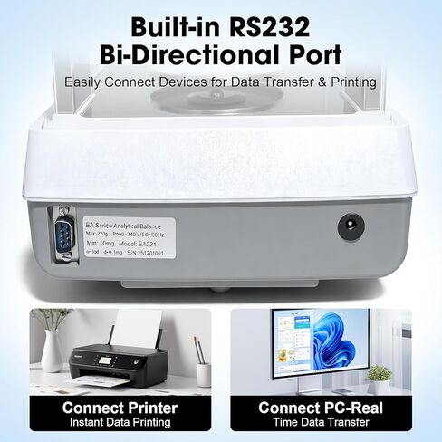 0.0001g x 220g ميزان تحليلي رقمي للمختبر 0.1mg/220g مقياس رقمي دقيق وزن دقة مقياس تحليلي علمي إلكتروني للصيدلة والمختبر ومتجر المجوهرات in Kuwait