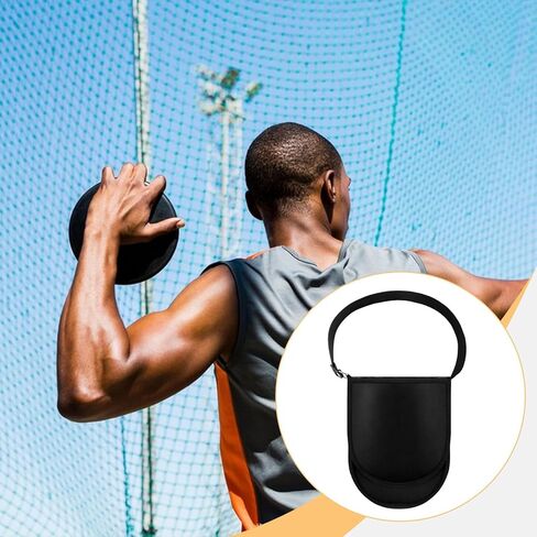 Shot Put Carrier Bag for Track & Field - Water Resistant Polyester Storage Pouch with Adjustable Shoulder Strap (19.3 x 10 inch) in Saudi Arabia