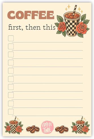 DAILY RITMO® Sunflower Sticky to Do List Notepad | Cute Sunflower Lover Gifts for Women | Made in USA Stationery Pad 4x6" 50 Notes | Christmas, Birthday Flower Gift for Teacher, Mom, Office in Kuwait