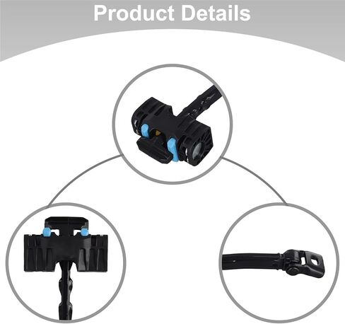 Door Check Strap Hinge Door Check Hinge Strap Stopper Arm Limiting Strap Car Accessories Compatible with MINI for R56 for R57 for R58 2006 2007 2008-2015 51217176811 in Saudi Arabia