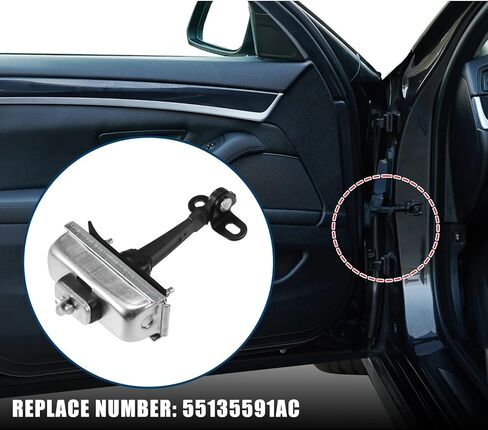 سدادة مفصل السيارة لـ Grand For Cherokee 4.0L 4.7L 2000 2001 2002 2003 2004 2 قطعة ملحقات حزام فحص الباب الأمامي الأيسر 55135591Ac in Saudi Arabia