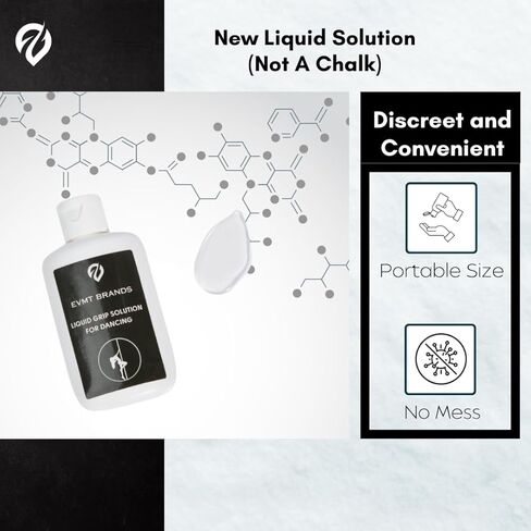 Liquid Chalk, Mess Free Gym Chalk for Weightlifting, Gymnastics, Rock Climbing, Dancing. Sweat Resistant and Long Lasting for Stronger Grip. Package May Vary. in Kuwait