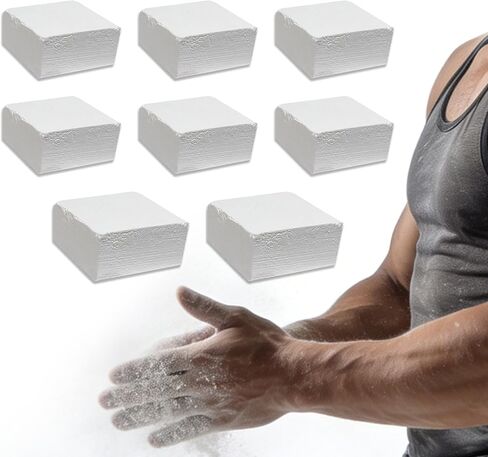 Athletic Gymnastic Powder Chalk Block, Premium Sport Hand Chalk, Consists of 8 Blocks, Gymnastics, Weightlifting, Rock Climbing,1Lb (8 Blocks x 2oz) in Saudi Arabia