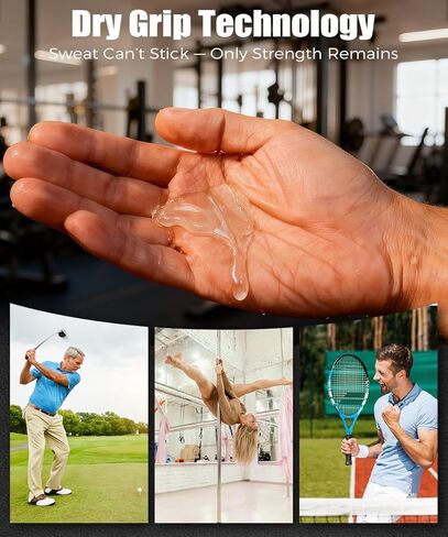 Hydrophobic Grip Enhancer, Advanced Sweat - Resistant Power Chalk for Climbing, Lifting, Gymnastics & Indoor Training, Boosts Grip & Friction in Kuwait