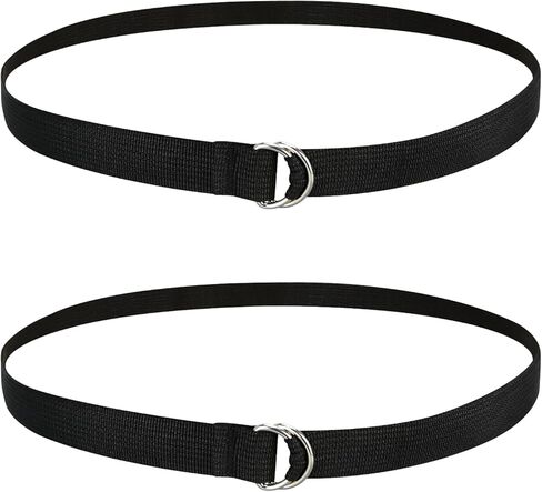 DkOvn 2 Pack Football Belts, 52 to 57 Inches Long, with Stainless Steel D Rings, for Youth, Adults in Kuwait