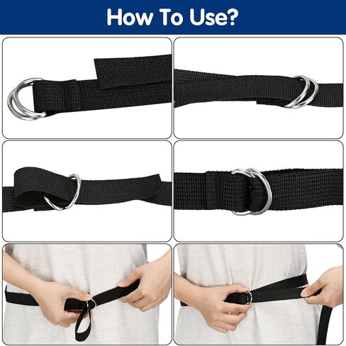 DkOvn 2 Pack Football Belts, 52 to 57 Inches Long, with Stainless Steel D Rings, for Youth, Adults in Kuwait