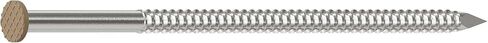 Simpson Strong-Tie S10SNDT1 مسمار جانبي مطلي - 3 بوصة × 0.113 بوصة النوع 304 فولاذ مقاوم للصدأ، أسمر ضارب للصفرة (1 رطل) in Saudi Arabia