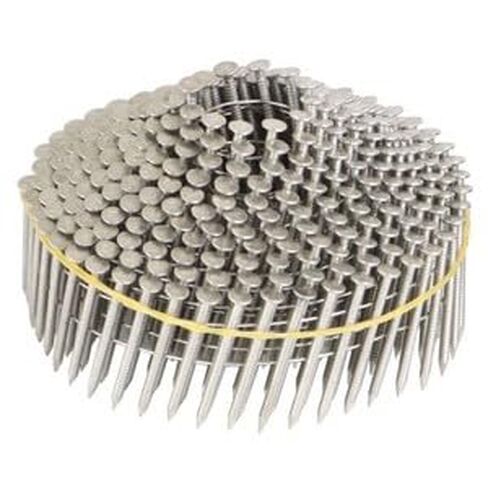 # US 1200 قطعة 1-1/2 .09 حلقة عرقوب الفولاذ المقاوم للصدأ انحياز المسامير 15 درجة سلك لفائف in Saudi Arabia