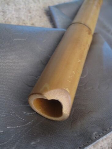 1.8 Pentatonic Shakuhachi w. Root End 5 Holes, natural shakuhachi style mouthpiece - Matake bamboo Zen Instrument in Saudi Arabia