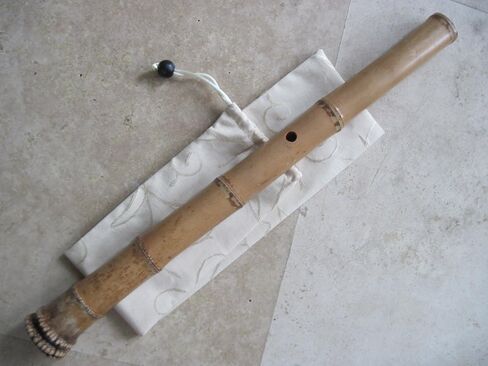 1.7 Shakuhachi w. Root End Kinko voicing Hole Utaguji Traditional Zen Instrument in Saudi Arabia