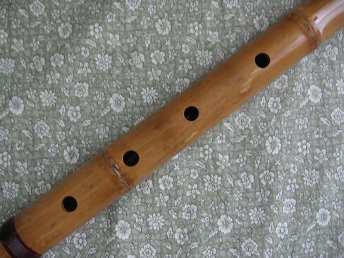 1.8 Pentatonic Shakuhachi w/o. Root End 5 Holes - Traditional Zen Instrument Notes played out : D/F/G/A/C in Saudi Arabia
