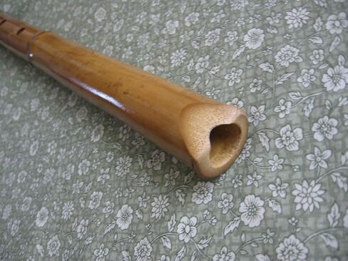 1.8 Pentatonic Shakuhachi w/o. Root End 5 Holes - Traditional Zen Instrument Notes played out : D/F/G/A/C in Saudi Arabia