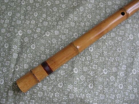 1.8 Pentatonic Shakuhachi w/o. Root End 5 Holes - Traditional Zen Instrument Notes played out : D/F/G/A/C in Saudi Arabia