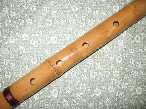1.8 Pentatonic Shakuhachi w/o. Root End 5 Holes - Traditional Zen Instrument Notes played out : D/F/G/A/C in Saudi Arabia
