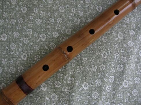 1.8 Pentatonic Shakuhachi w/o. Root End 5 Holes - Traditional Zen Instrument Notes played out : D/F/G/A/C in Saudi Arabia