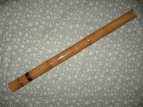 1.8 Pentatonic Shakuhachi w/o. Root End 5 Holes - Traditional Zen Instrument Notes played out : D/F/G/A/C in Saudi Arabia