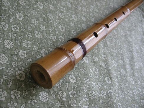 1.8 Pentatonic Shakuhachi w/o. Root End 5 Holes - Traditional Zen Instrument Notes played out : D/F/G/A/C in Saudi Arabia