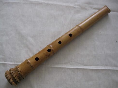 1.4 Shakuhachi Pentatonic w. Root End - Zen Instrument (Notes:#F/A/B/#C/E) in Saudi Arabia